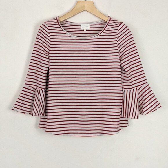 Anthropologie Deletta Celina Ruffle-Sleeve Top - Picture 3 of 5